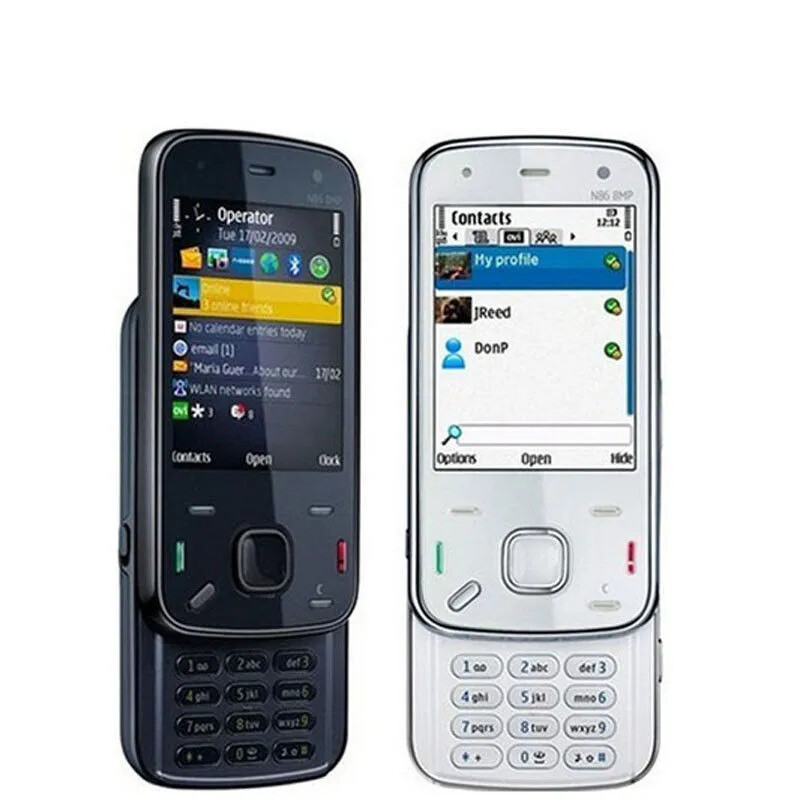 Unlocked Nokia N86 Mobile Phone 3G HSDPA 900 / 2100 WIFI GPS Original Cellphone