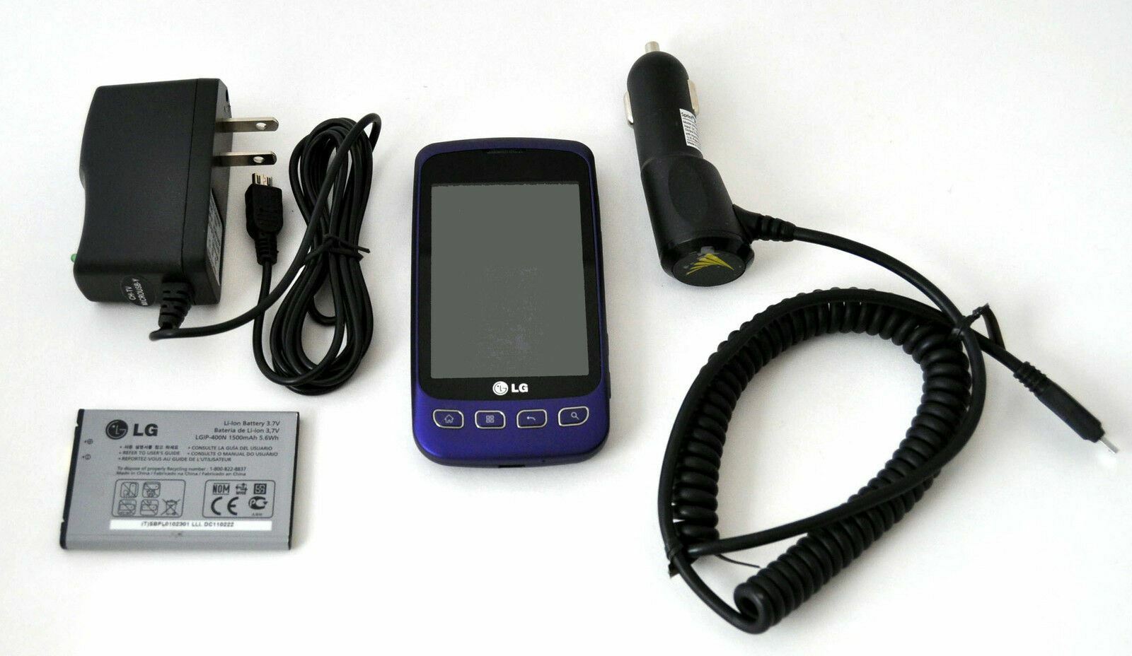 LG Optimus S LS670 Sprint Wireless PURPLE Android Smartphone WiFi 3G Grade C