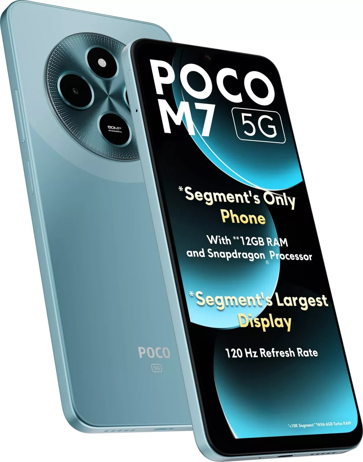 POCO M7 5G (Blue, 128 GB 8 GB ) 4 Gen 2 5G Processor 6.88 inch Global Version.