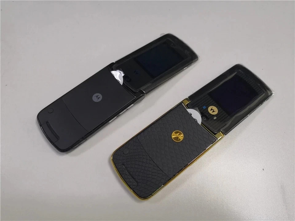 Unlocked Classic Motorola Razr 2 V8 2GB 2.0MP Flip Java Cell Mobile Phone