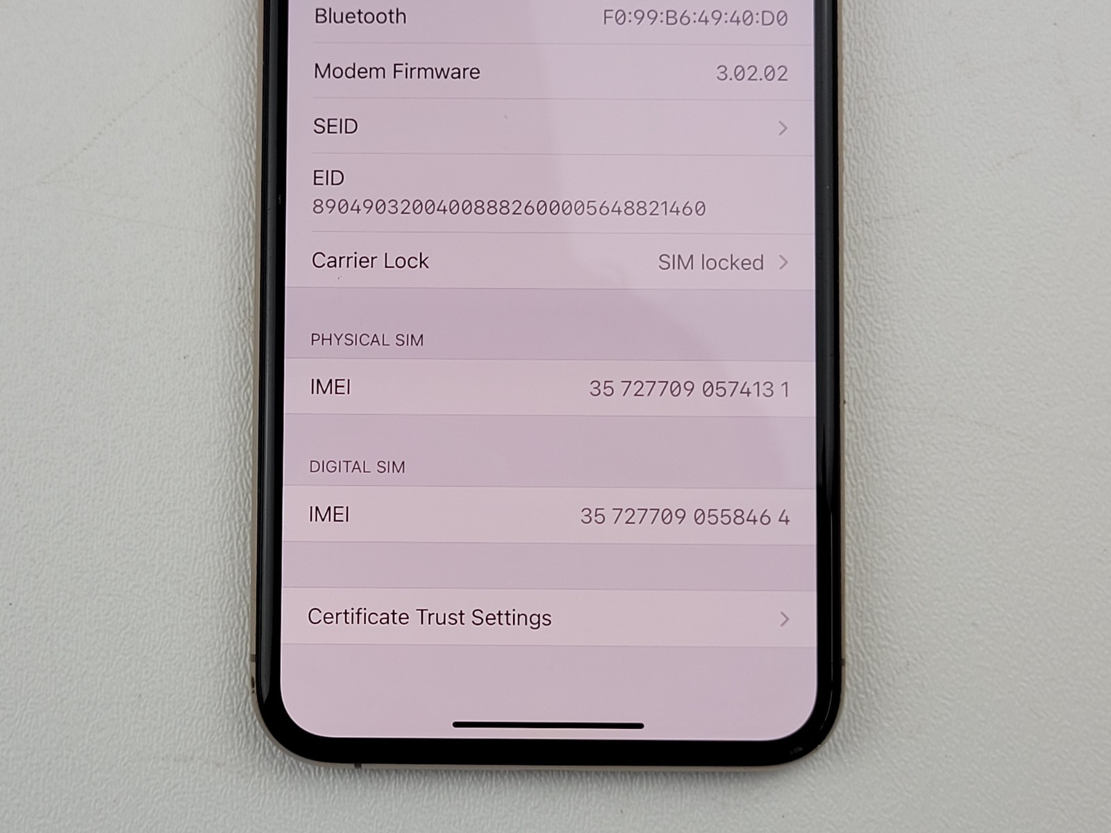 Apple iPhone XS Max (A1921) 64GB (Xfinity) – *DAMAGED* – Clean IMEI – H8019