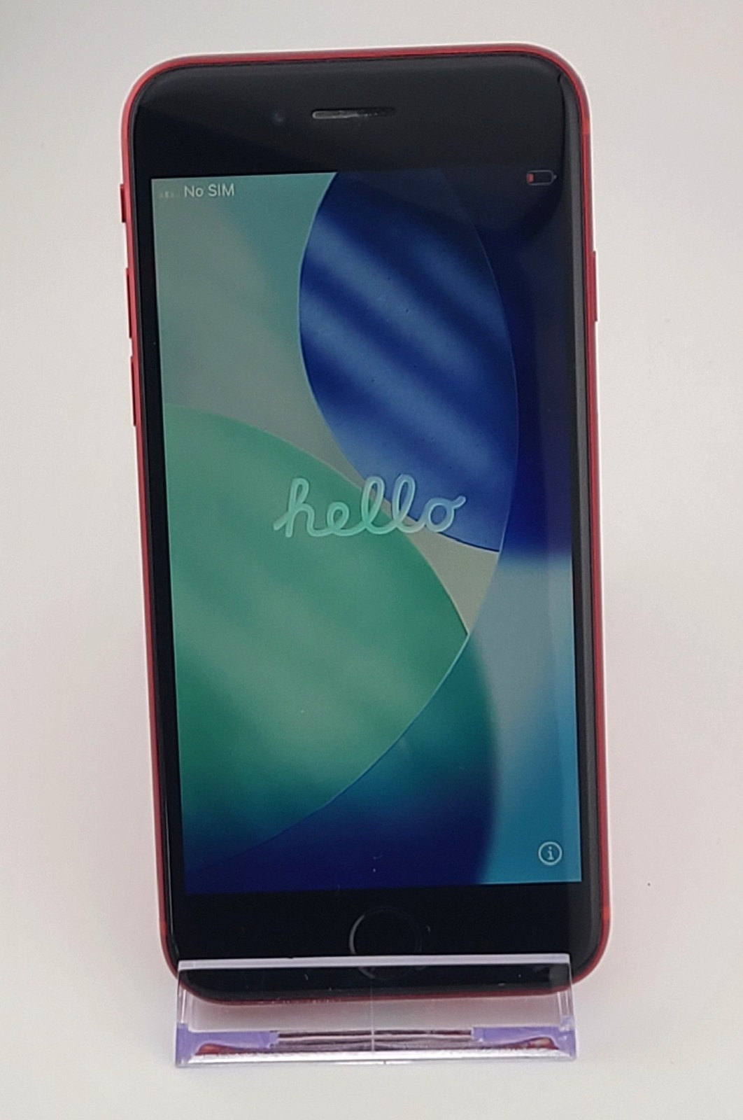Apple iPhone SE 3rd Gen – UNLOCKED 128GB A2595 (PRODUCT)RED – VERY GOOD Cond.
