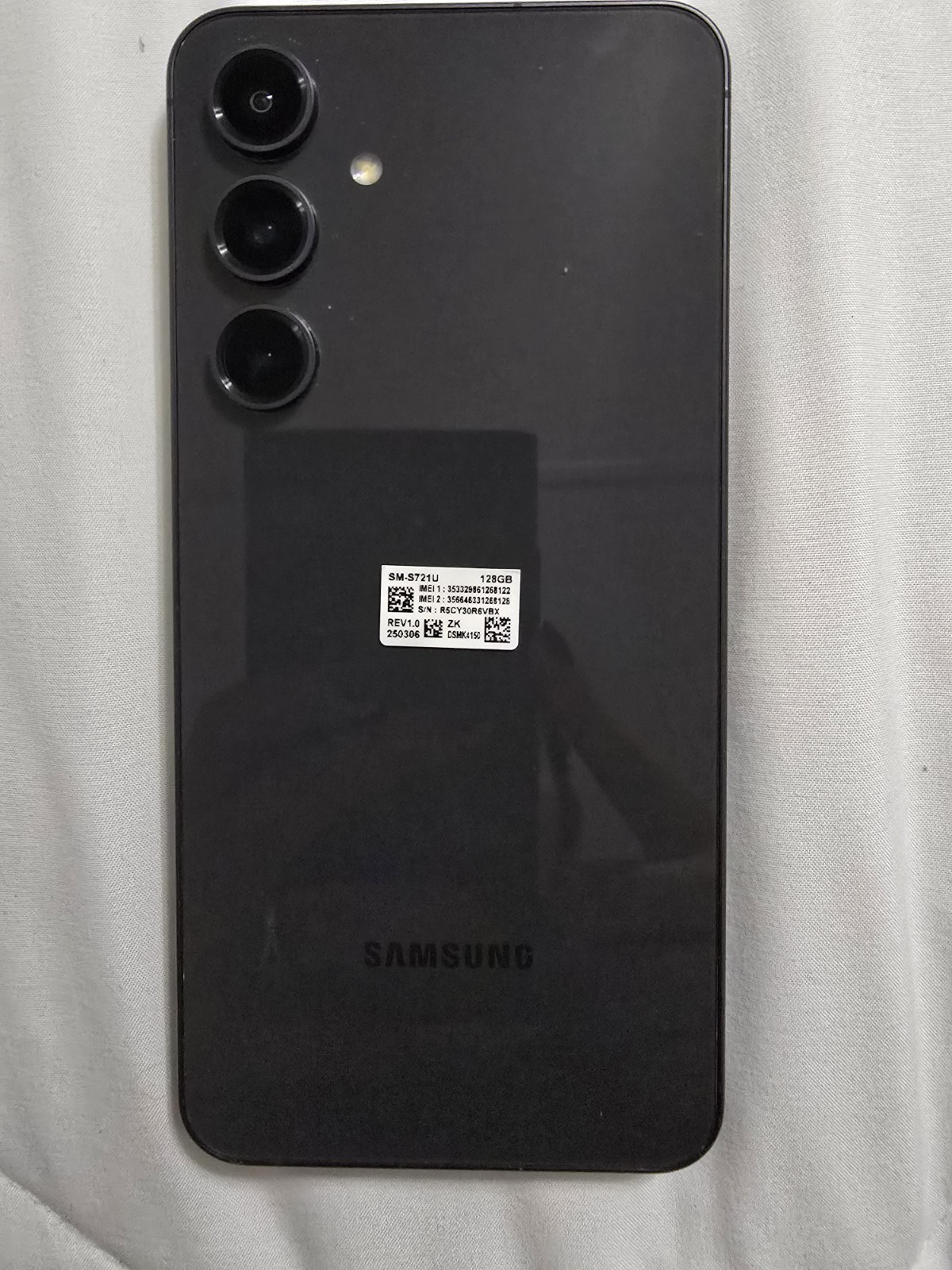 Samsung Galaxy S24 FE SM-S721U 128GB Black Unlocked Android 50MP Parts