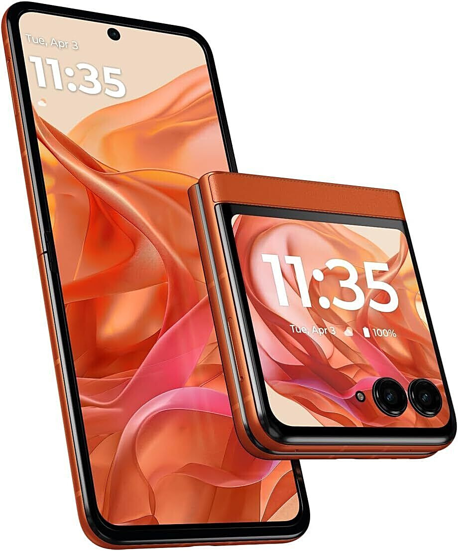NEW! Motorola RAZR 2024 (XT2453) 256GB GSM 🔓UNLOCKED 6.9″ 5G Android Flip 50MP