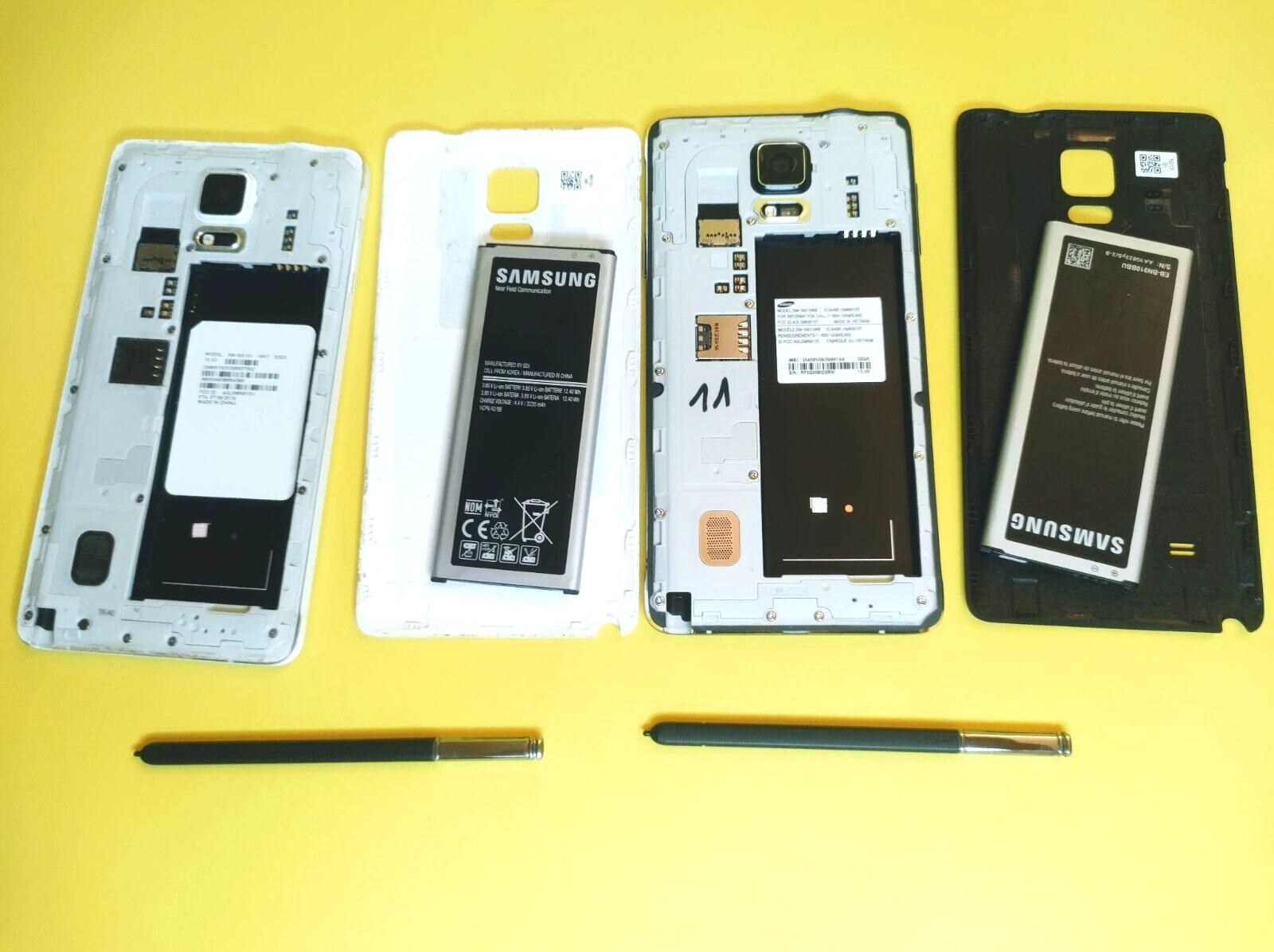 *HAS ISSUES* 2X SAMSUNG GALAXY NOTE 2 SM-NP910W8 + SM-N910V 32GB ANDROID PHONE