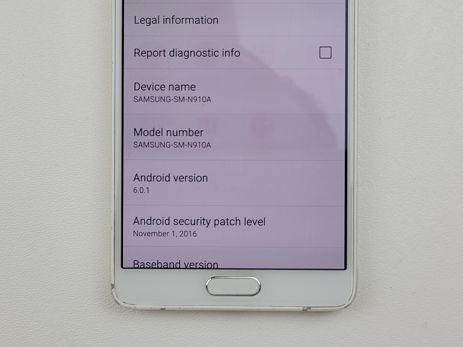 Samsung Galaxy Note 4 (SM-N910A) 32GB (AT&T) Smartphone – Clean IMEI – H2134