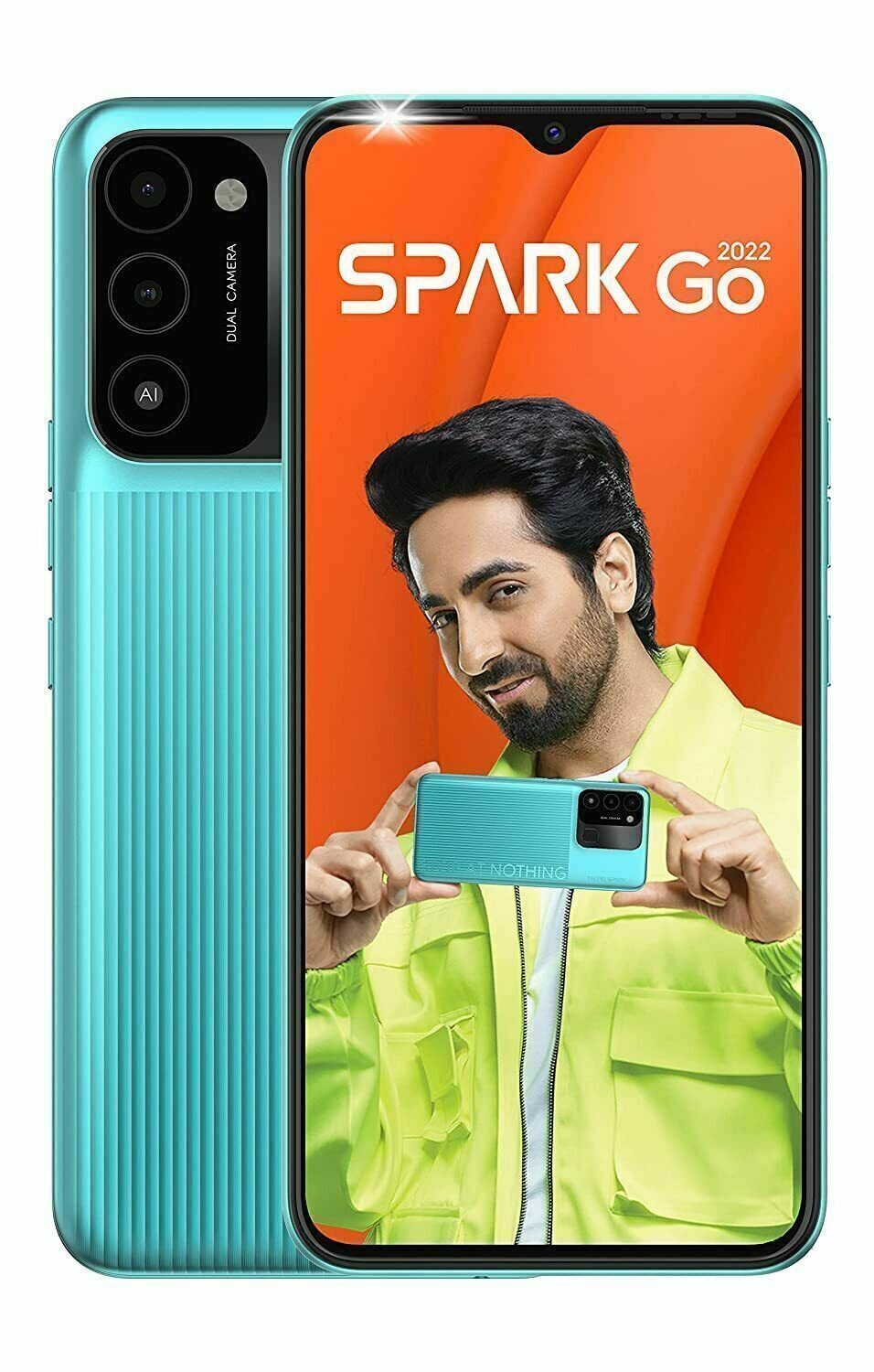 Tecno Spark Go 2022 2 32GB 5000mAh Battery 6.52″ HD Display 13MP Unlocked