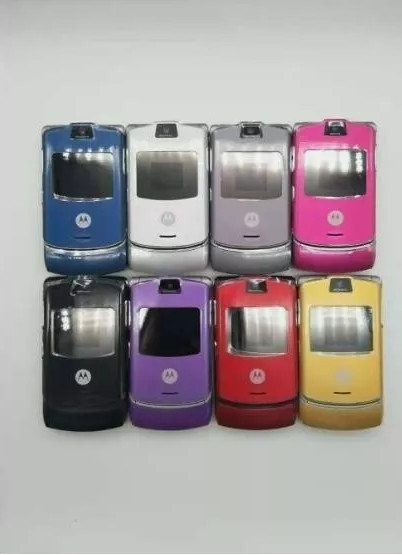Unlocked Motorola RAZR V3 Unlocked Flip GSM Bluetooth MP4 video Mobile Phone