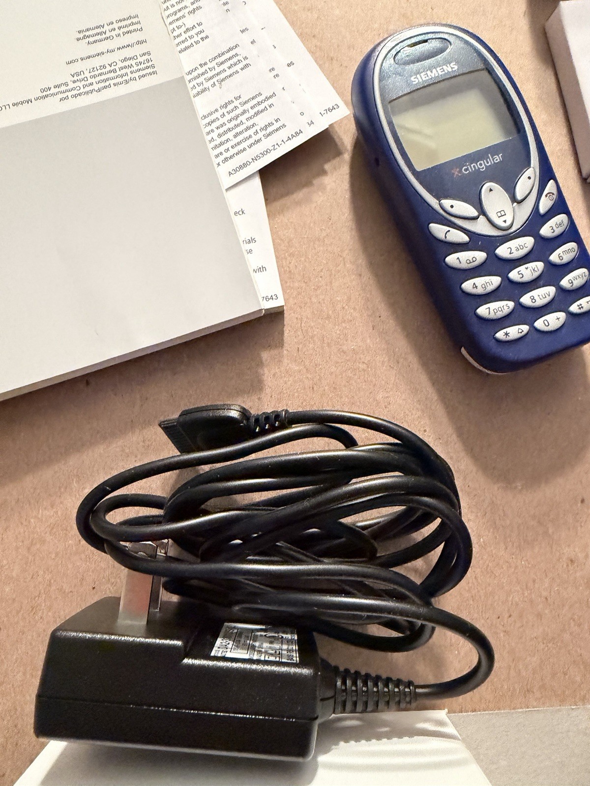 Vintage Siemens A56 (Cingular Wireless) – Complete in Box – Rare Collectible!