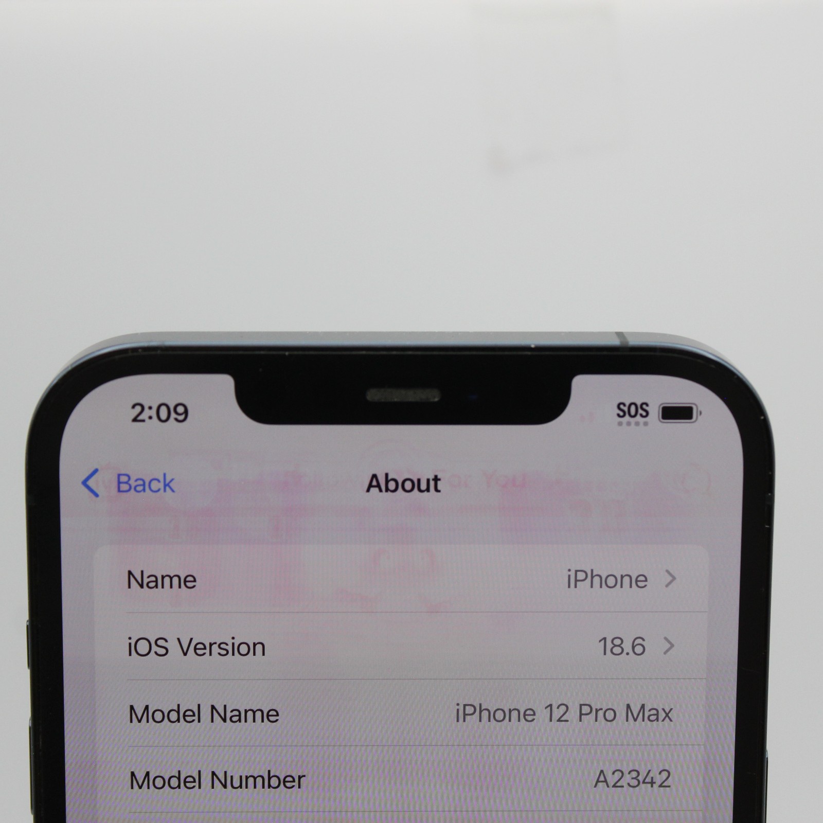 Apple iPhone 12 Pro Max A2342 128GB Poor Condition | Blue | UNLOCKED
