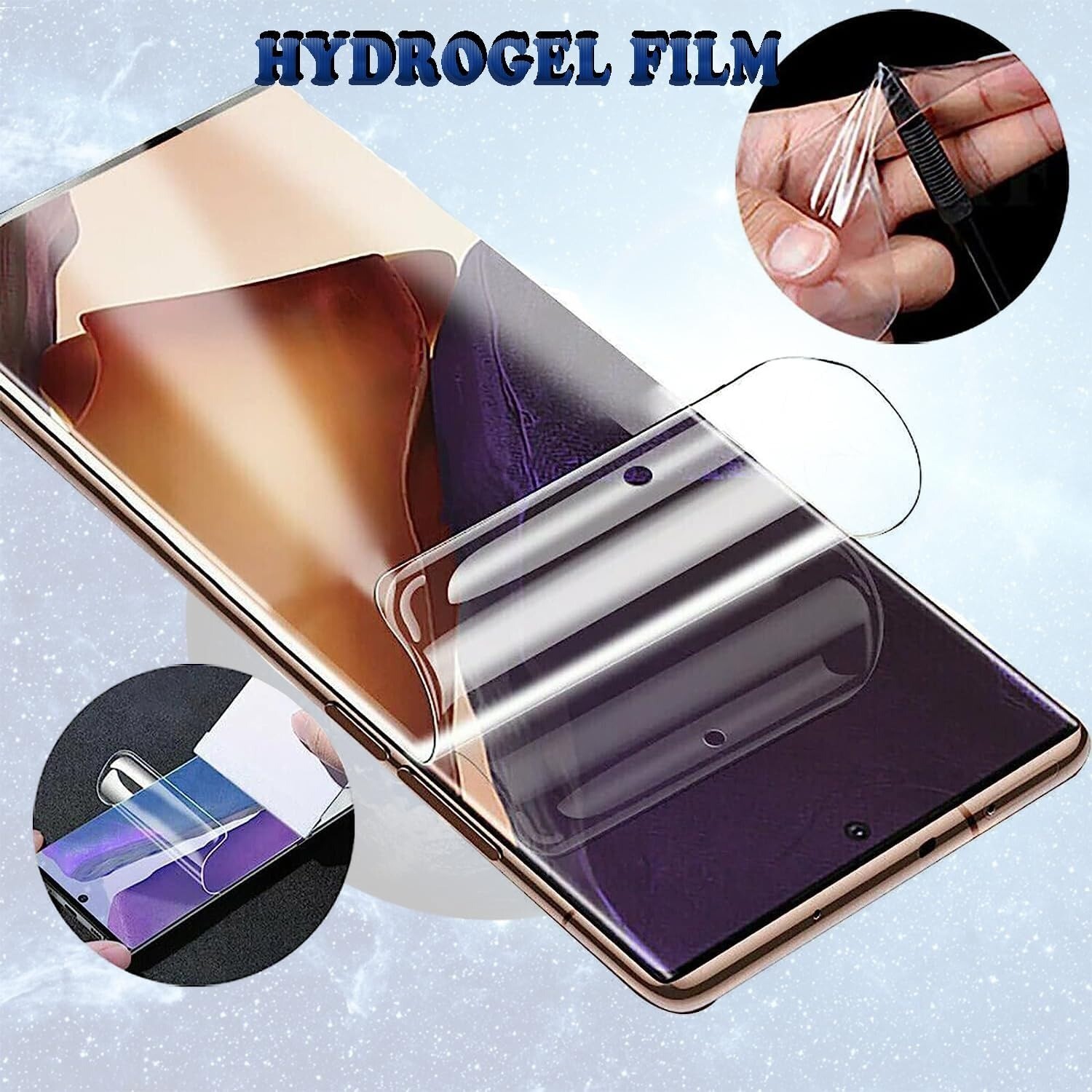 Samsung Galaxy S23 Ultra 6.8 Inch Screen Protector Flexible TPU Film 3+3 Pack Le
