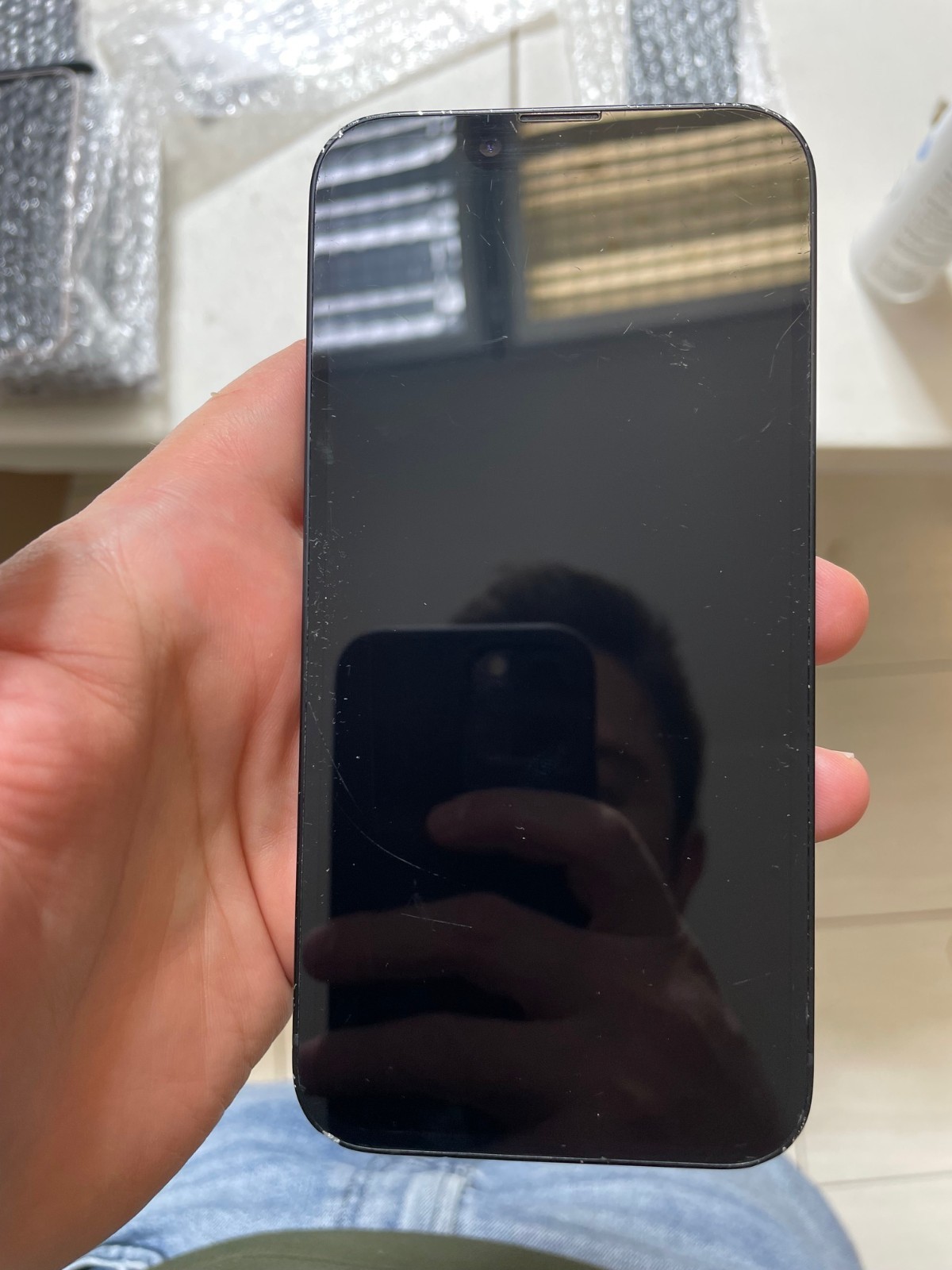 Apple iPhone 16e 128gb black unlocked tested fully working with cosmetic wear