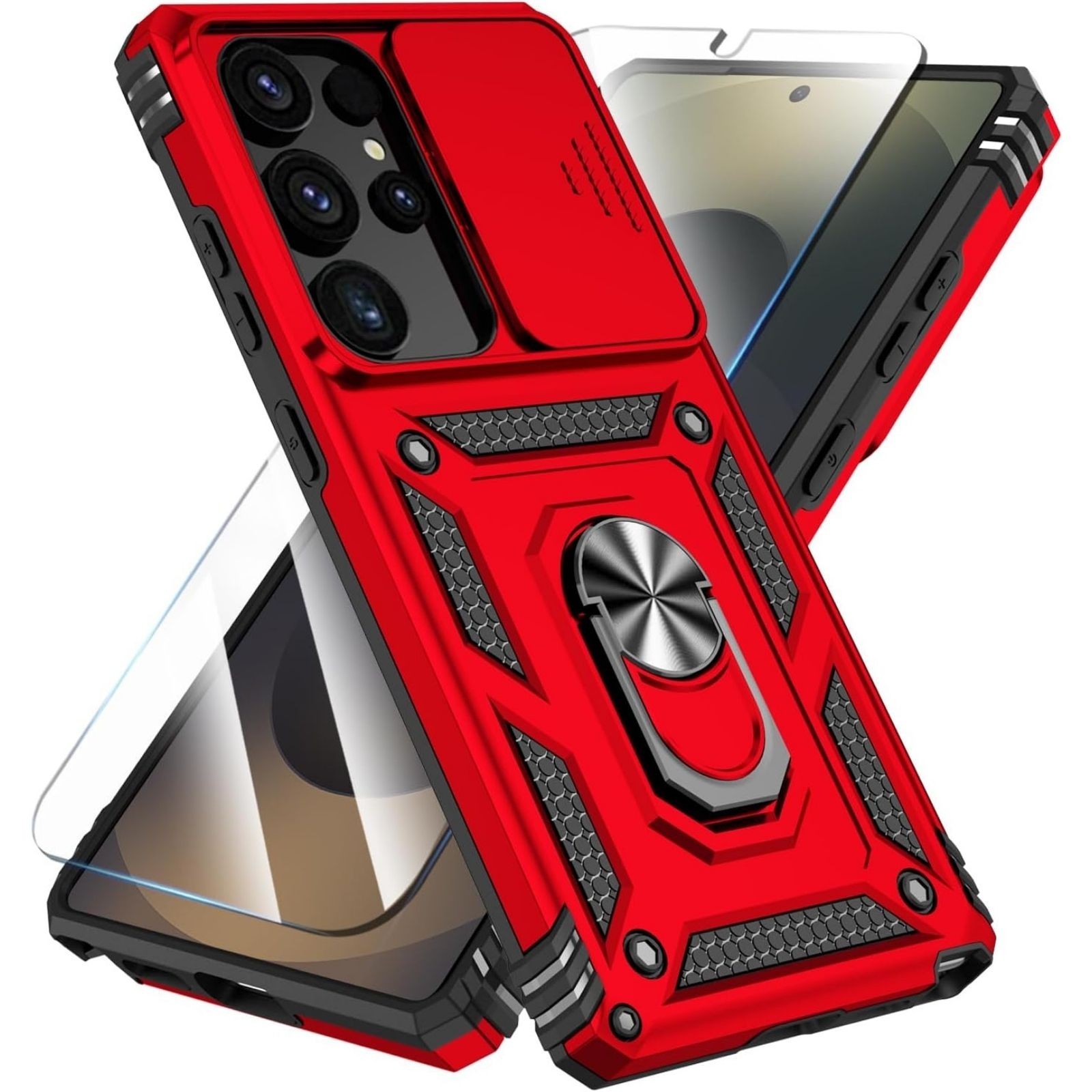 For Samsung Galaxy S25 Ultra Case with Shockproof Protective Cover and Kickstand