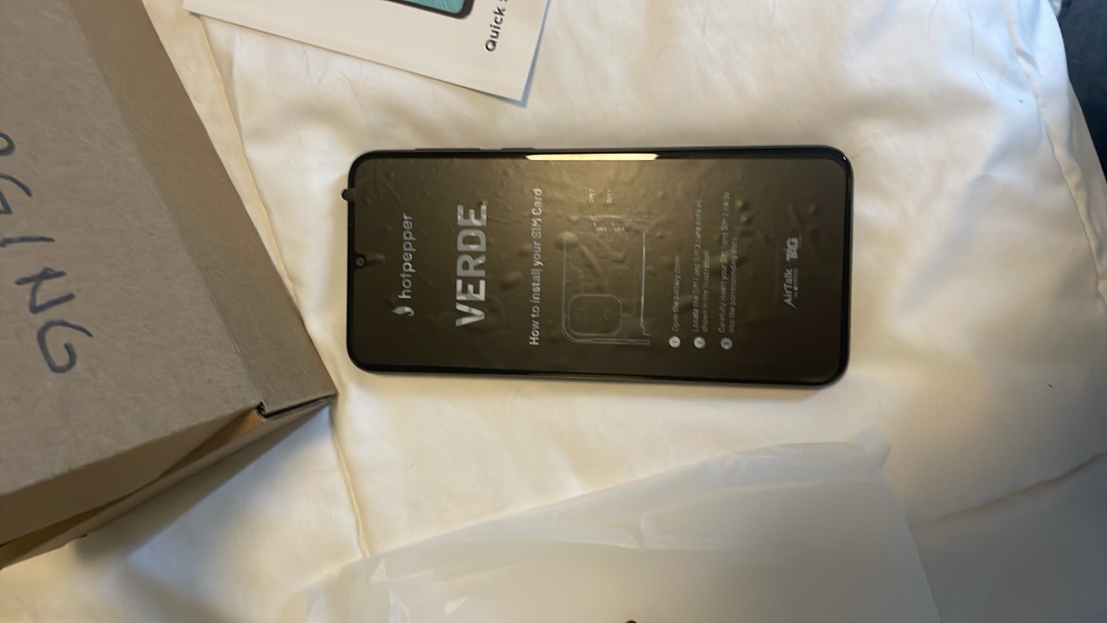 hotpepper Verde Black Slate Smartphone 32GB 3GB RAM 5-7.9MP Camera
