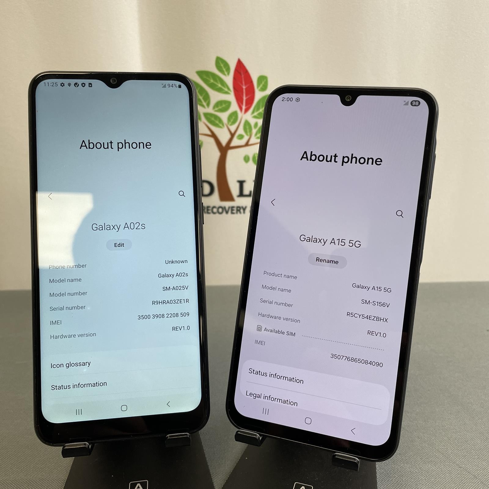 Lot of 2 | SAMSUNG Mixed Models Galaxy A15 5G / Galaxy A02s | (READ)