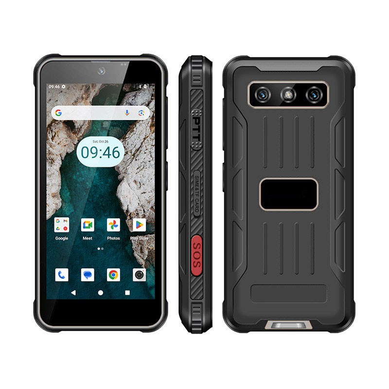 MINI 4G LTE Android 14 Rugged Outdoor Cell Phone Waterproof Builder UNIWA R4001