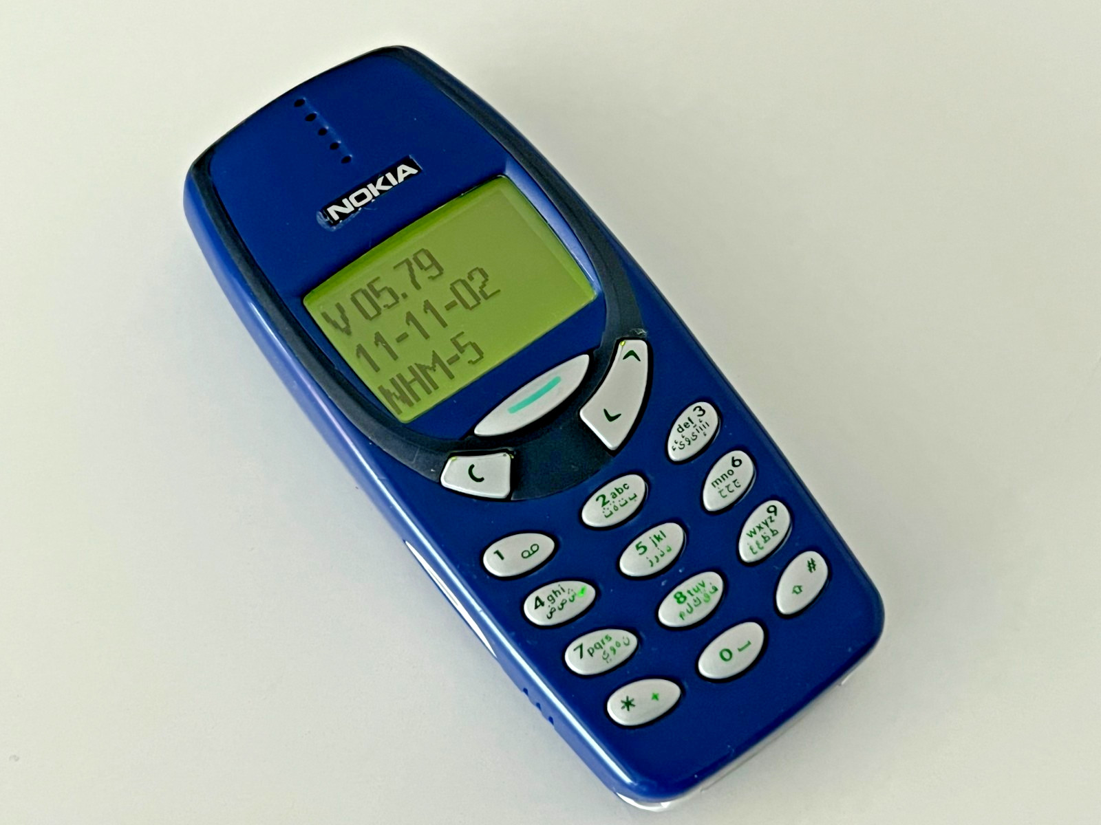 Retro Nokia 3310 Pepsi Blue (Unlocked) Cellular Phone