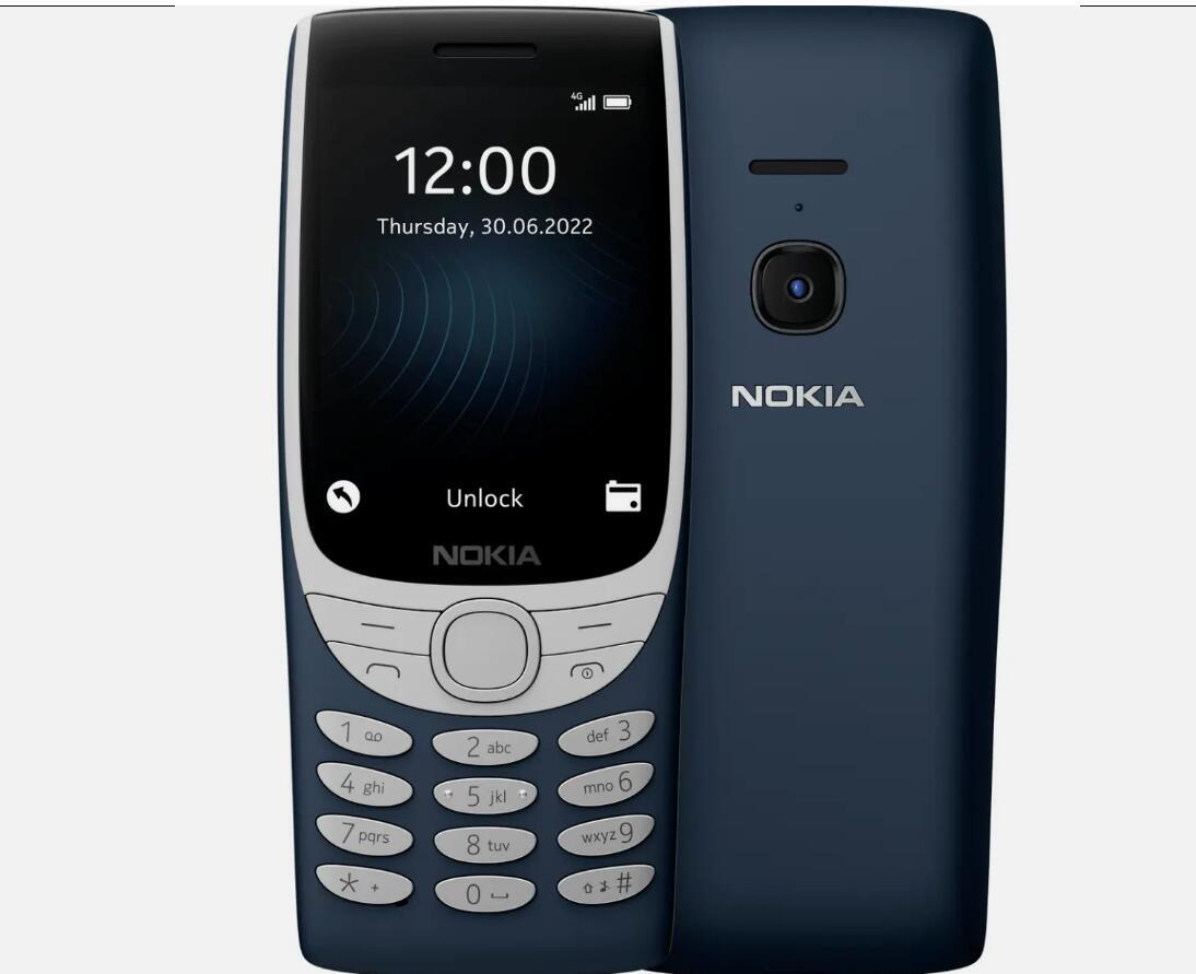 Nokia 8210 4G Big Keyboad Dual SIM 128MB 48MB RAM 2.8″ 4G LTE 0.3MP Phone