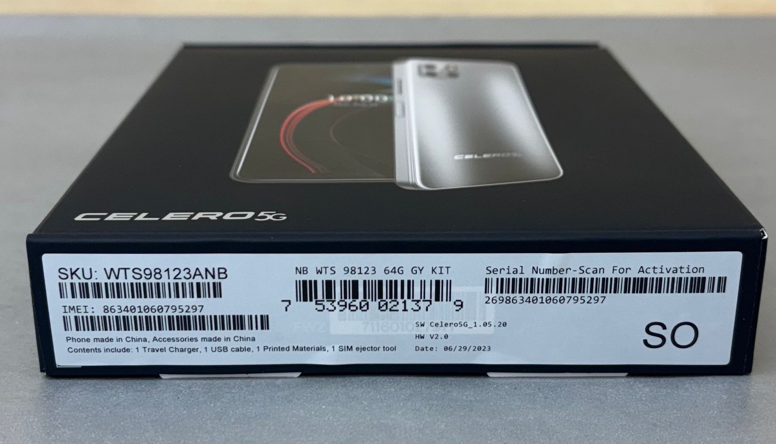 Boost Mobile Celero 5G Phone 64G 6.5″ *Locked*