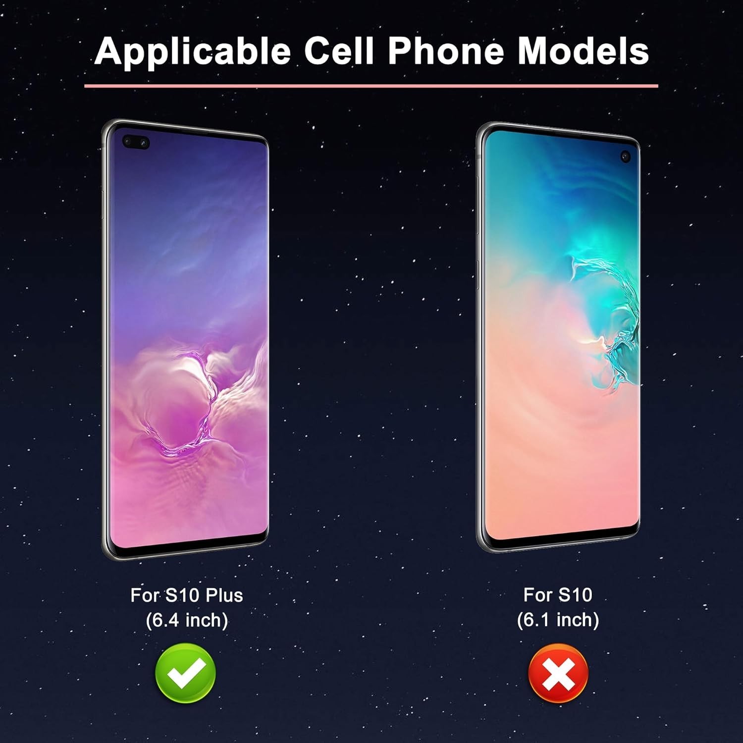5 in1,for Samsung Galaxy S10 Plus Protective Film,Tempered Glass for Camera Lens