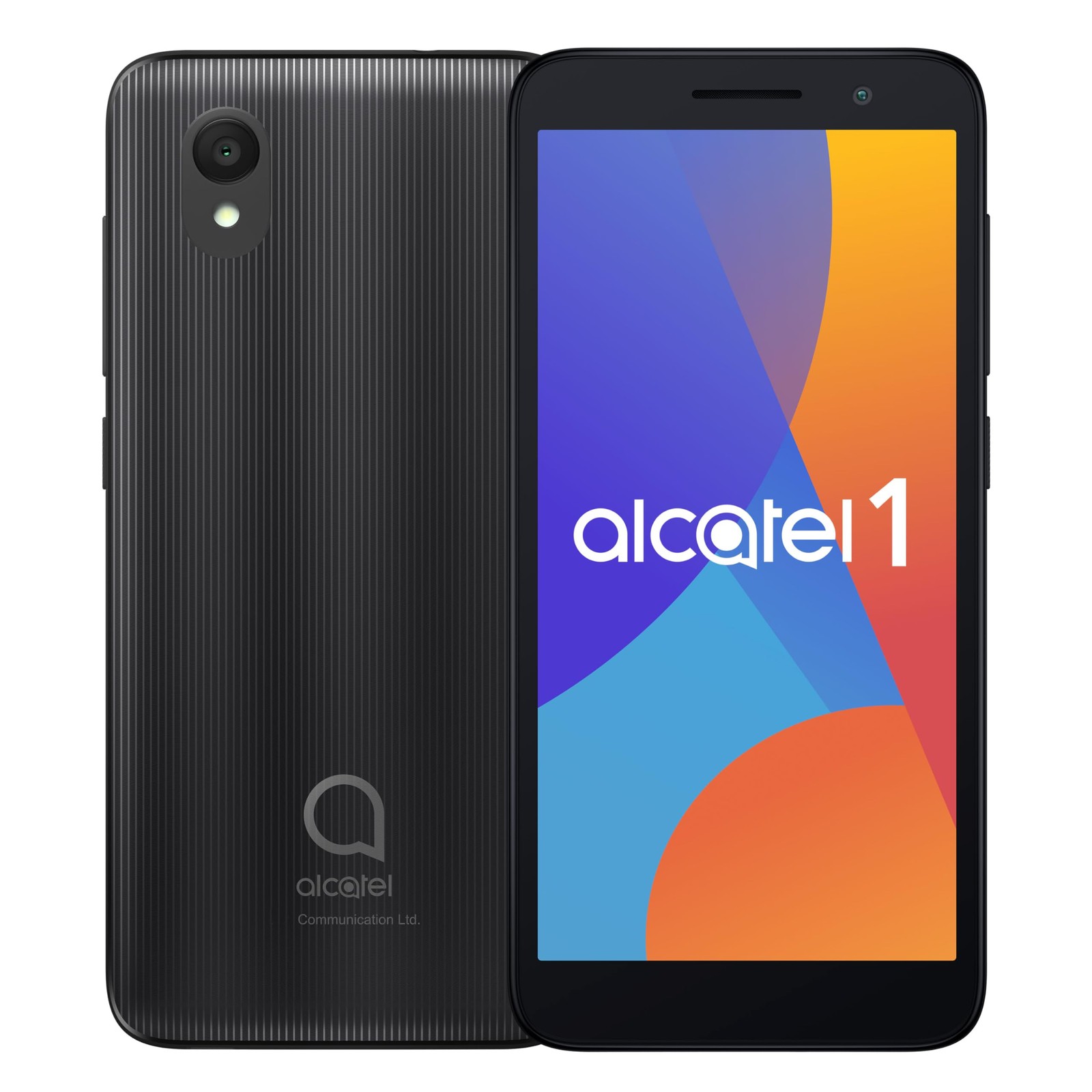 Alcatel 1 (16GB) 5.0″ Full View Display – Removable 16GB, Volcano Black