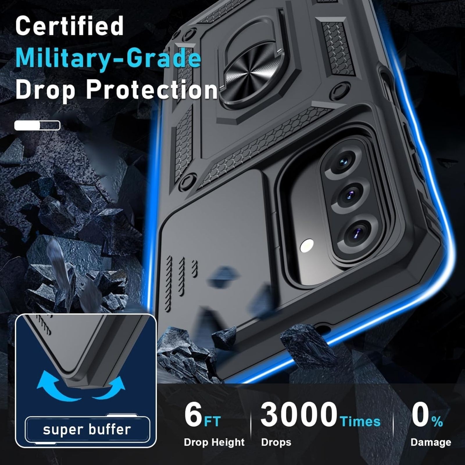 For Samsung Galaxy A17 5G Case Shockproof Protective Military Guard Phone Cover