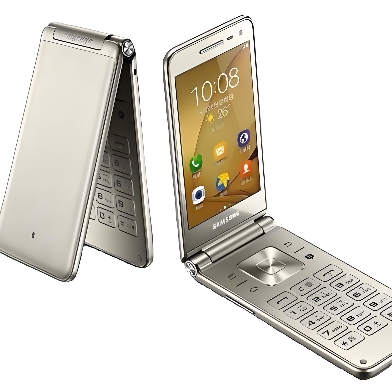 Samsung Galaxy Folder G1600 8MP MP3 Dual SIM Flip UNLOCKED LTE 4G SmartPhone
