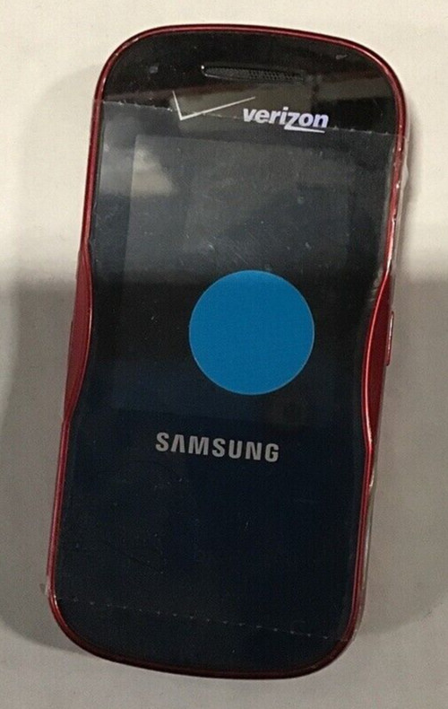 Samsung Trance SCH-U490 Verizon Slider Phone 2G GPS MP3 1.3MP Web RED Grade C
