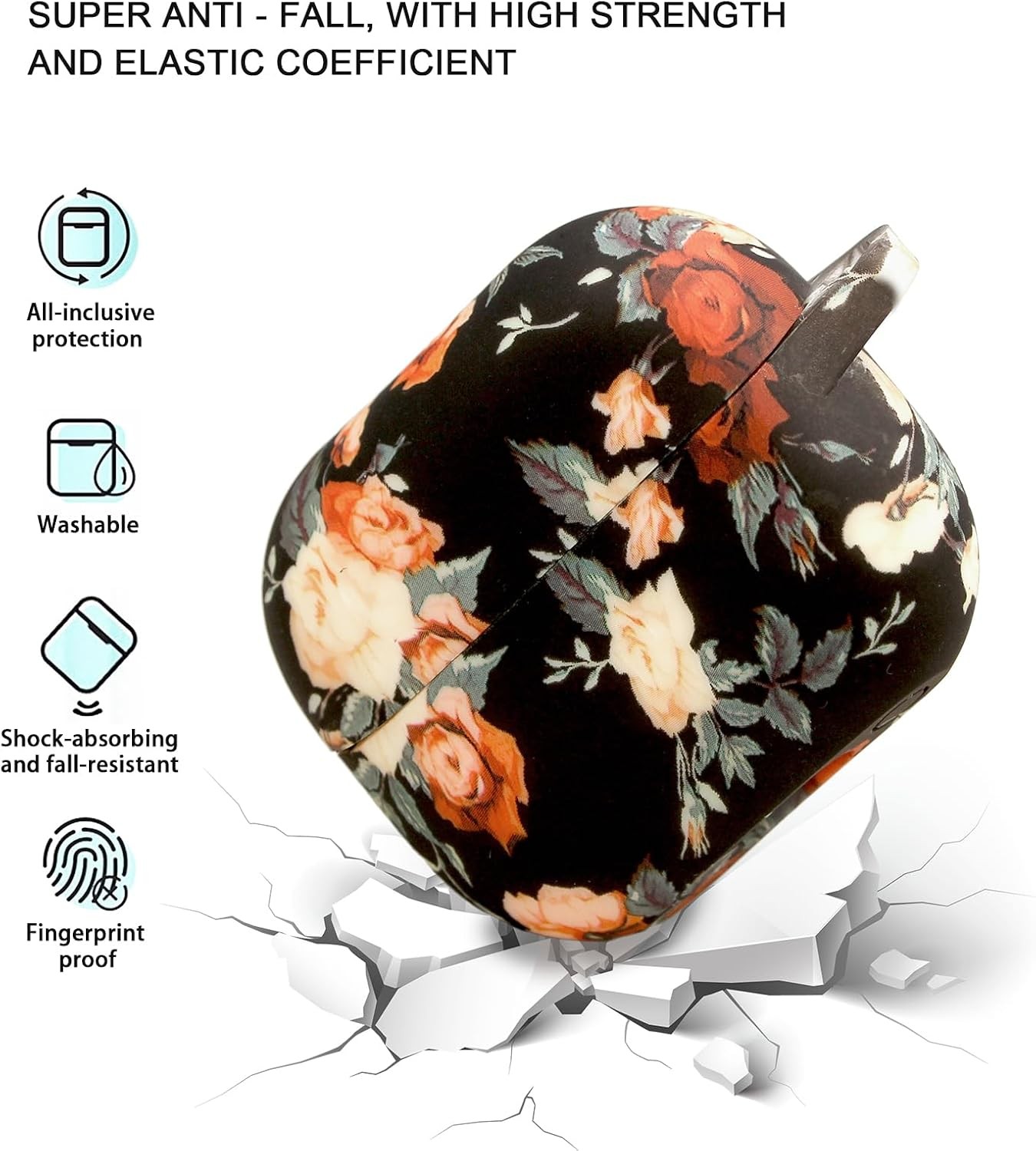 Cute Wireless Charging Silicone Protective Case for Samsung Galaxy Buds 3 & Pro