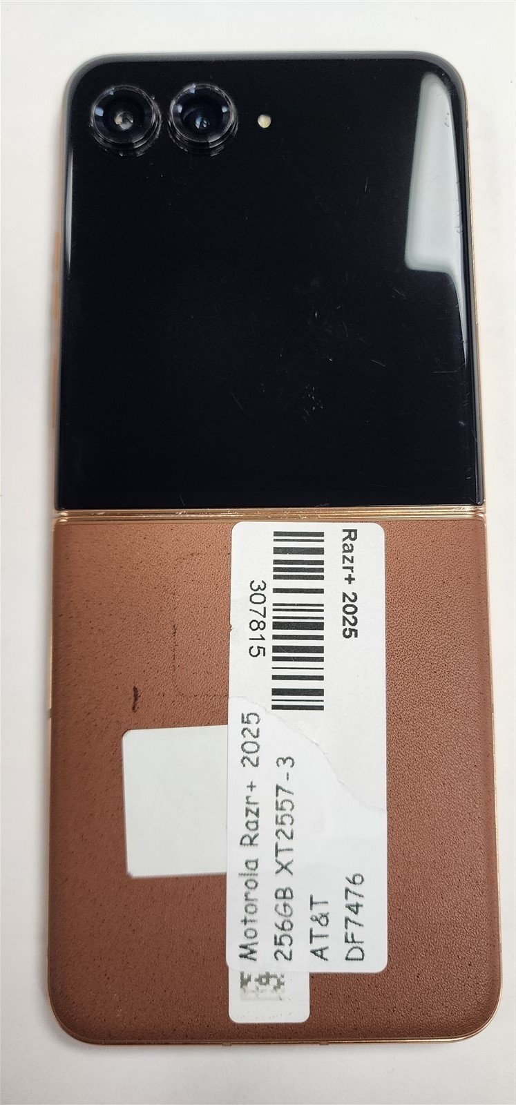 Motorola Razr Plus 2025 256GB Brown XT2557-3 (AT&T) – Fully Functional – DF7476