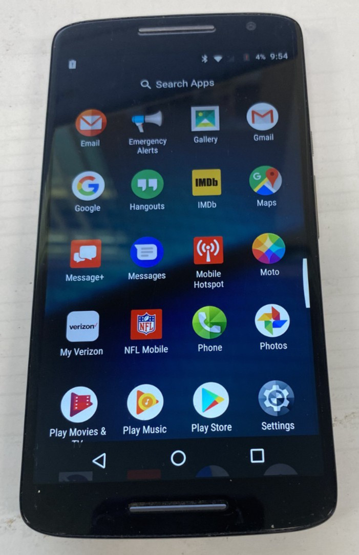 Motorola XT1565B Moto Droid Maxx 2 Verizon 16GB 0602-05T