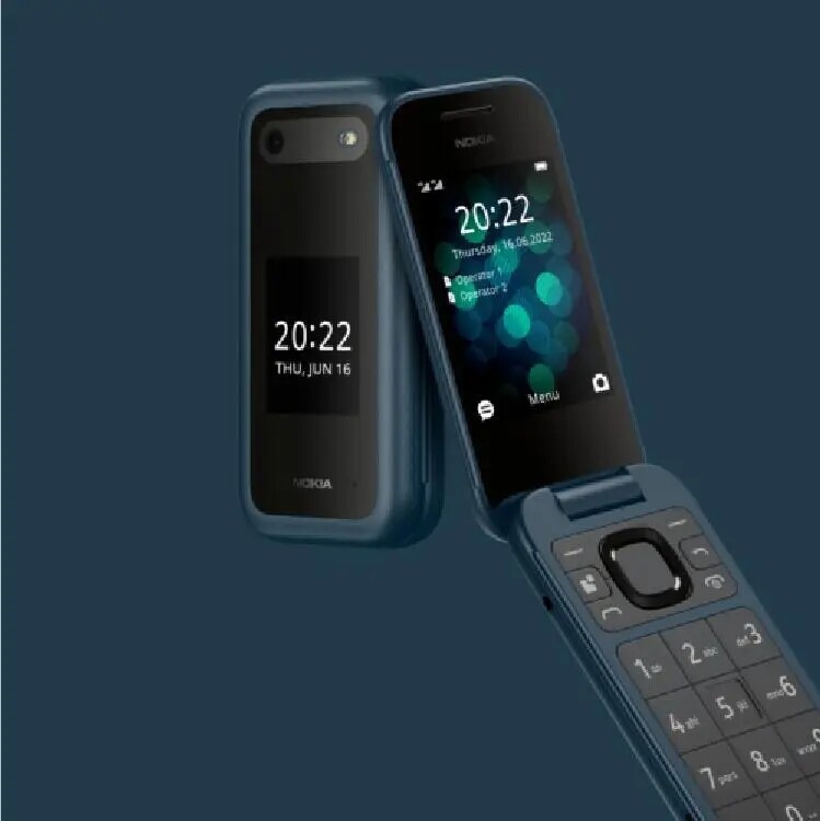 Nokia 2660 Flip Dual-SIM Original 4G LTE 5.0MP Flip Mobile Phone 2.8″