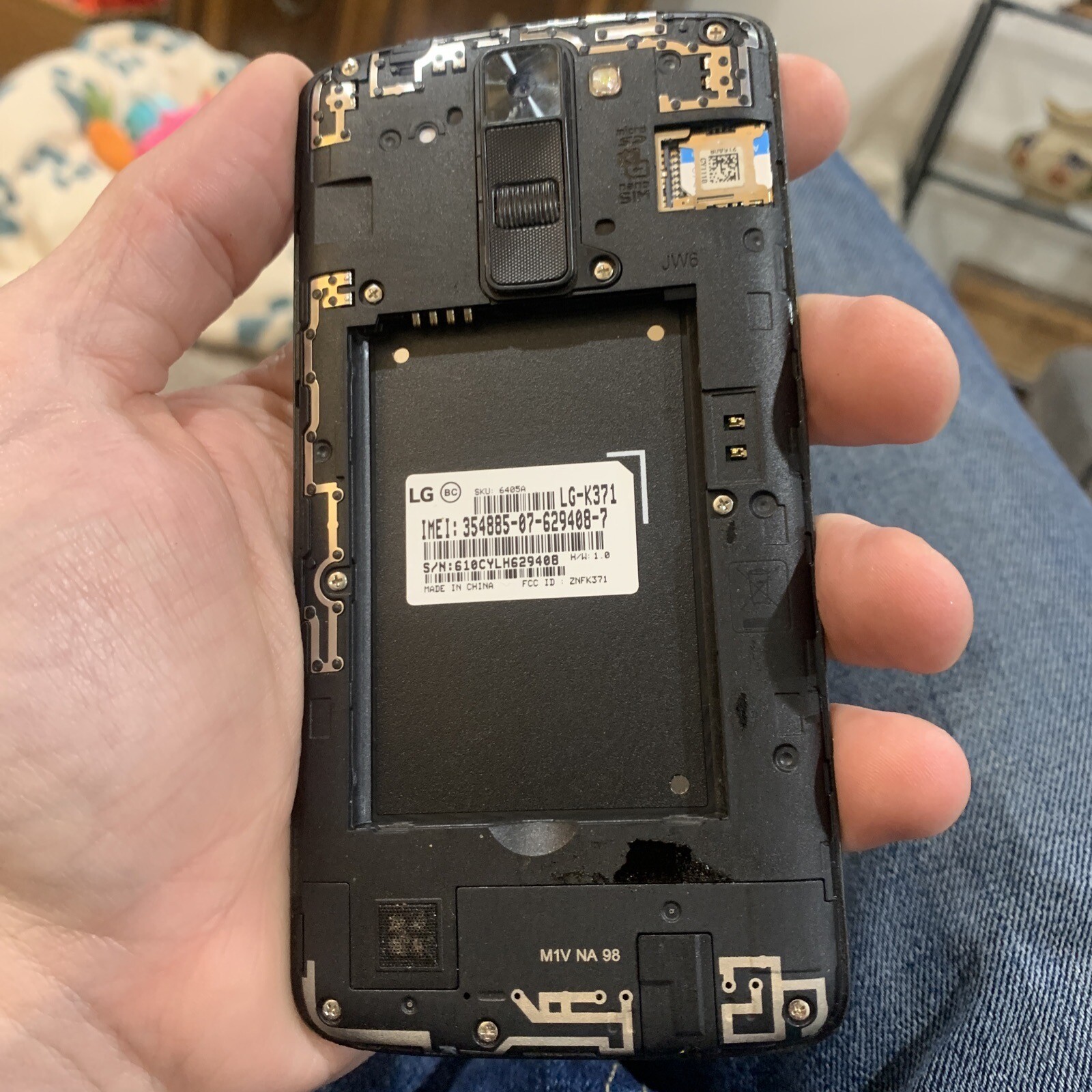 LG Phoenix 2 LG-K371 16GB AT&T Parys Or Repair