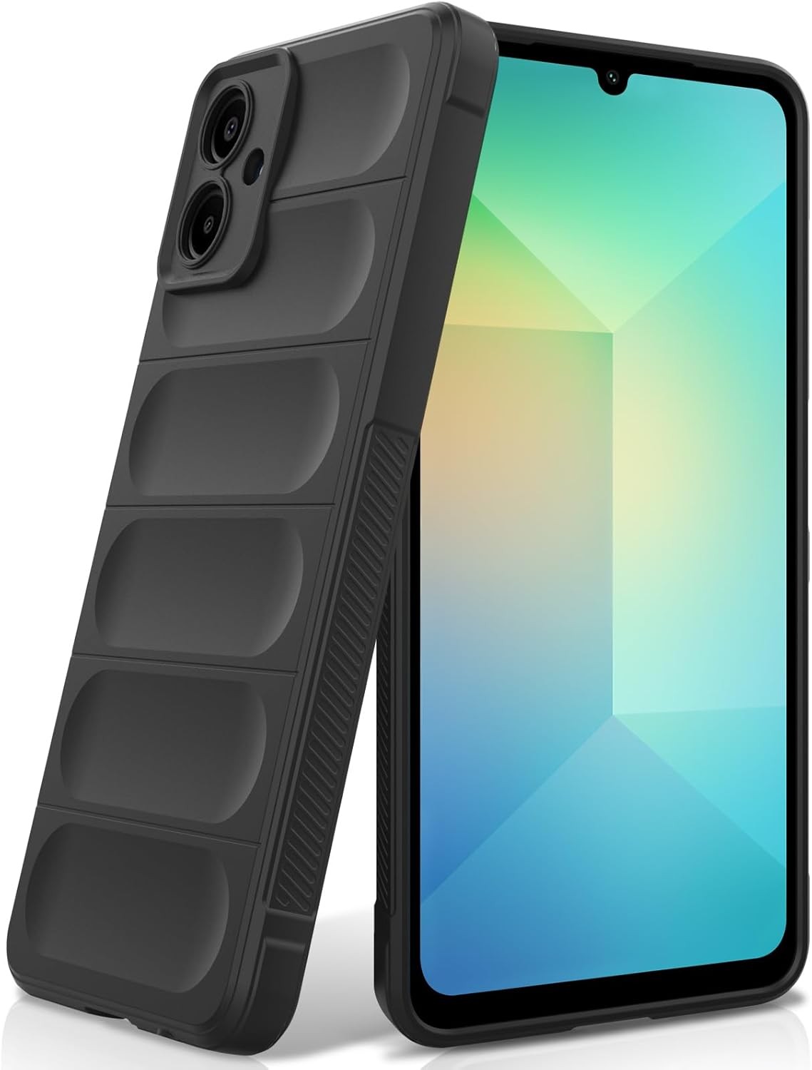 Silicone Case for Samsung Galaxy A06, Shockproof with Anti-Scratch Microfiber Li