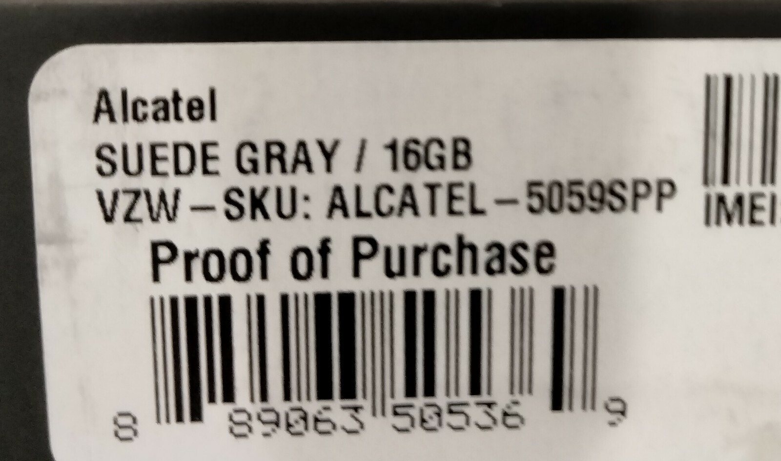 Verizon Prepaid Alcatel Avalon 5.3” Display Cellular Cell Phone Communication