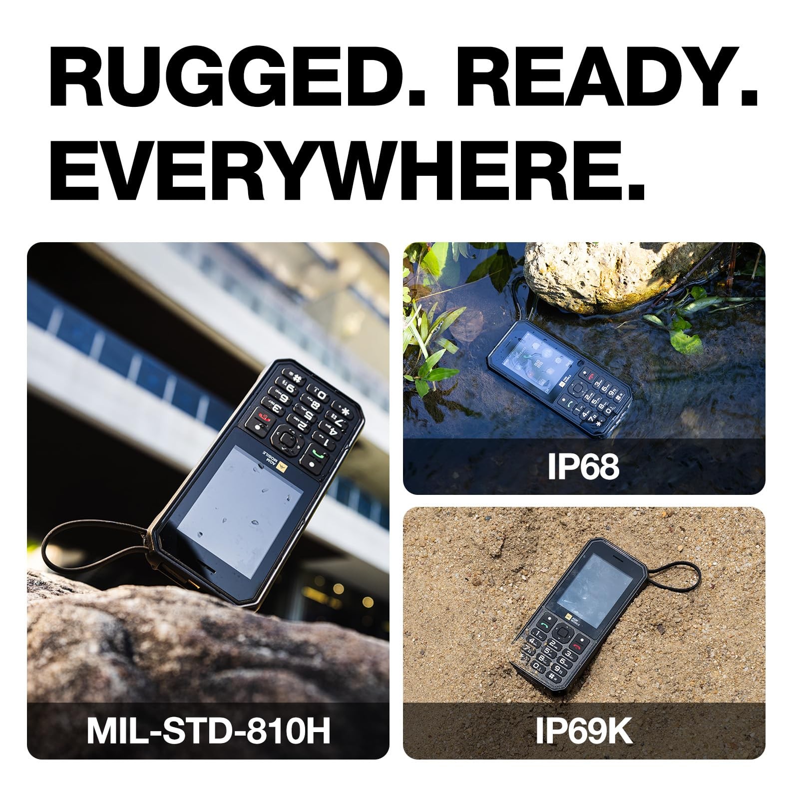 M11 Rugged Feature with Mobile Hotspot, 4G Mobile Phones, Cloud App Support, …