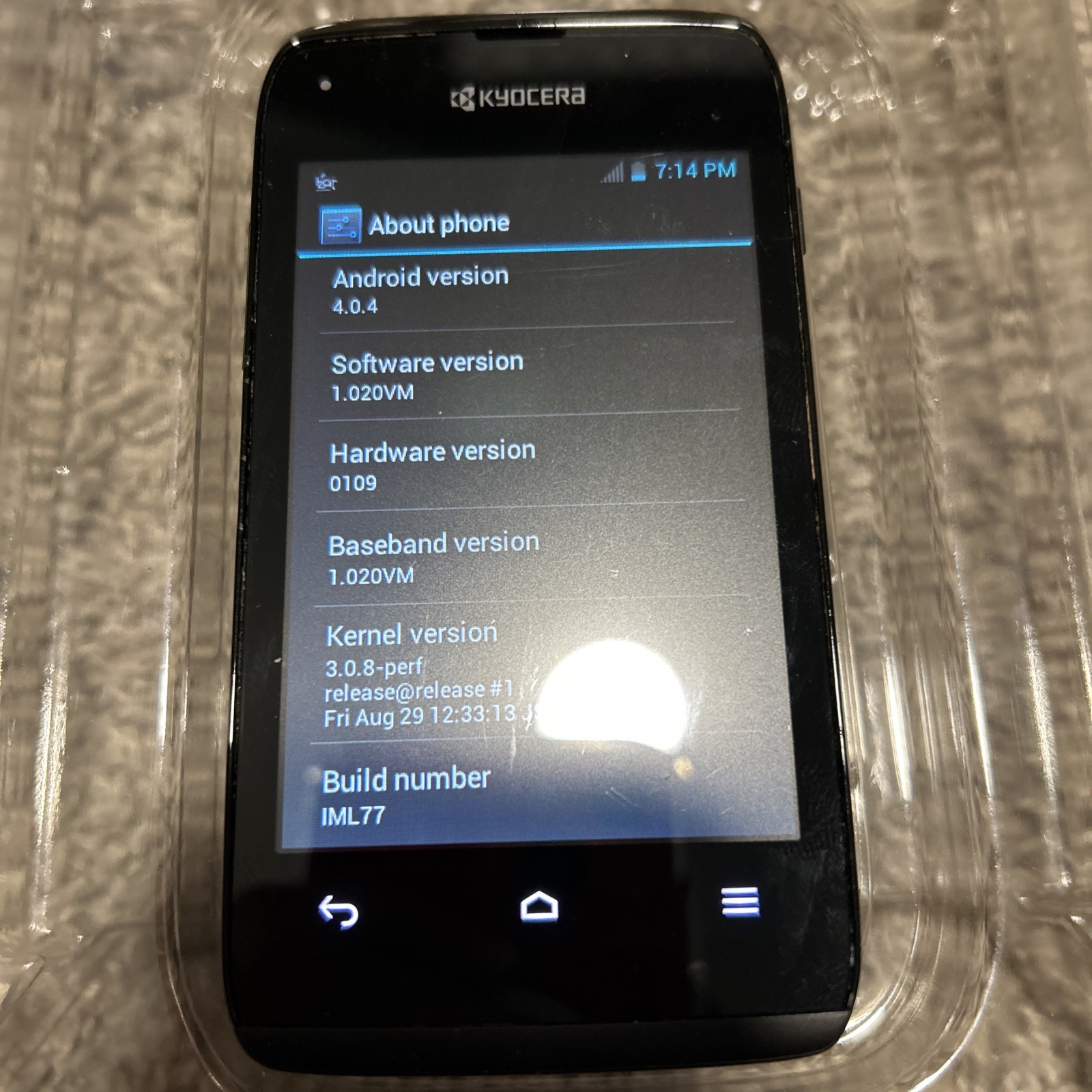 Kyocera Event C5133 Black Virgin Mobile Android Smartphone & Motorola Theory