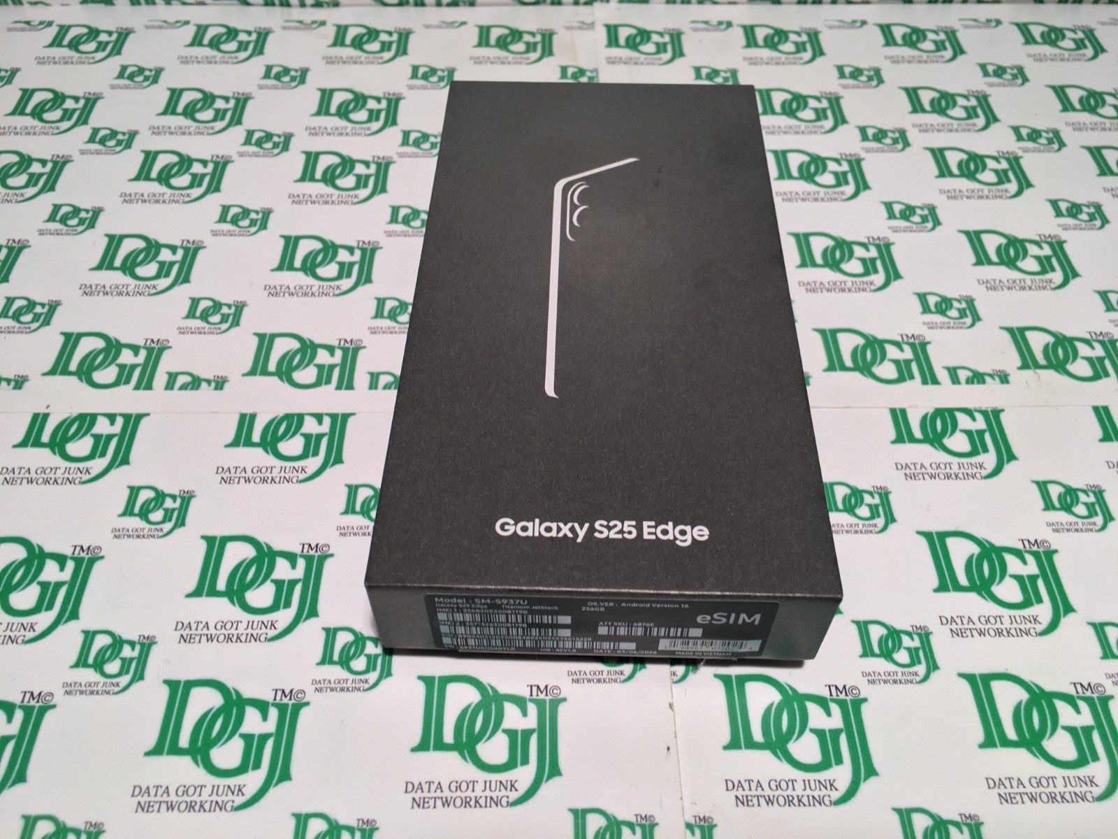 Samsung Galaxy S25 Edge – 256 GB – Titanium Jetblack (AT&T)