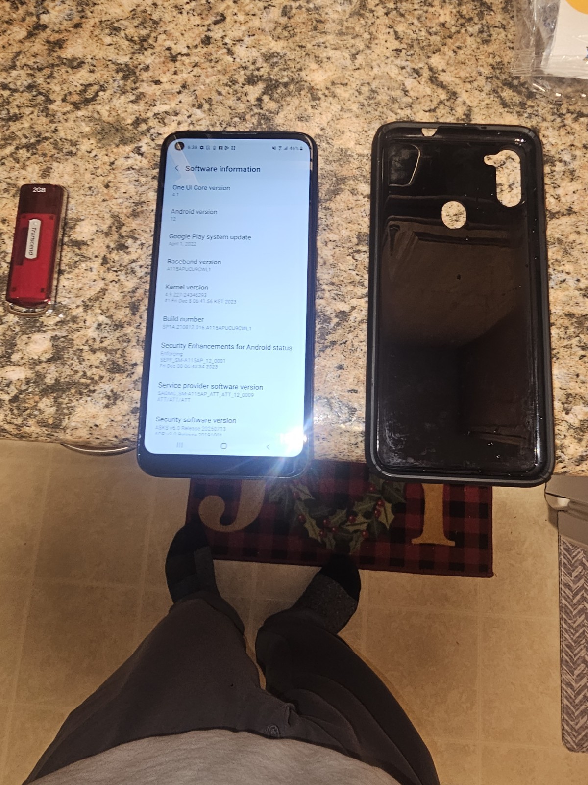 Samsung Galaxy A11. SIM Unlocked. With C ase & 2gb Thumb drive.