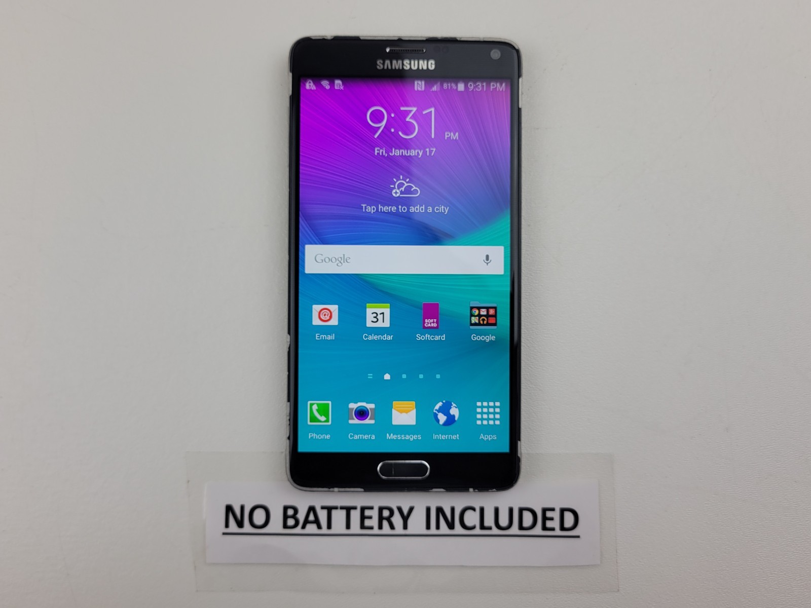 Samsung Galaxy Note 4 (SM-N910A) 32GB (AT&T) Smartphone – Clean IMEI – H3417