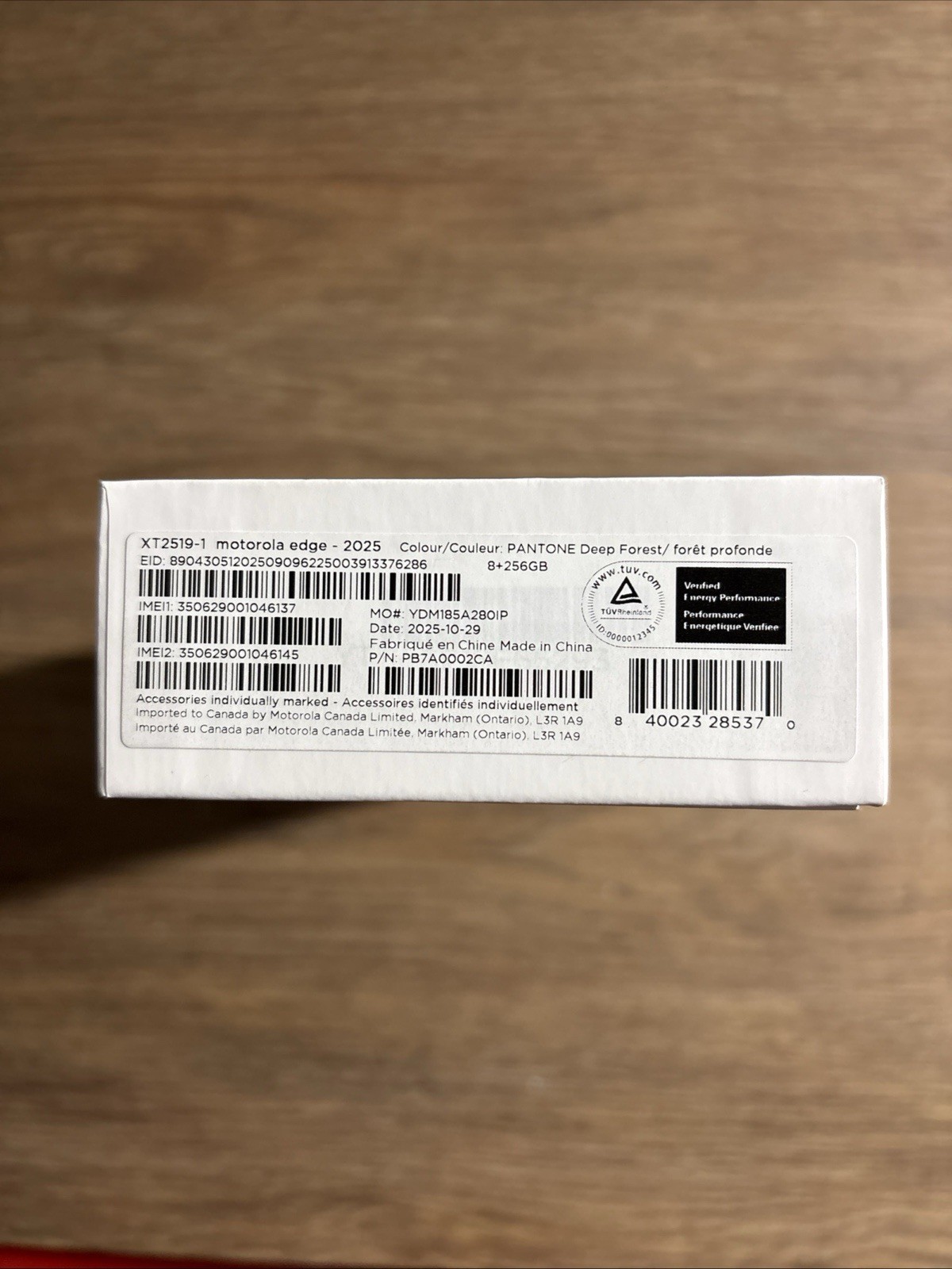Motorola Edge 2025 5G 256GB Deep Forest – Unlocked – Brand New Sealed