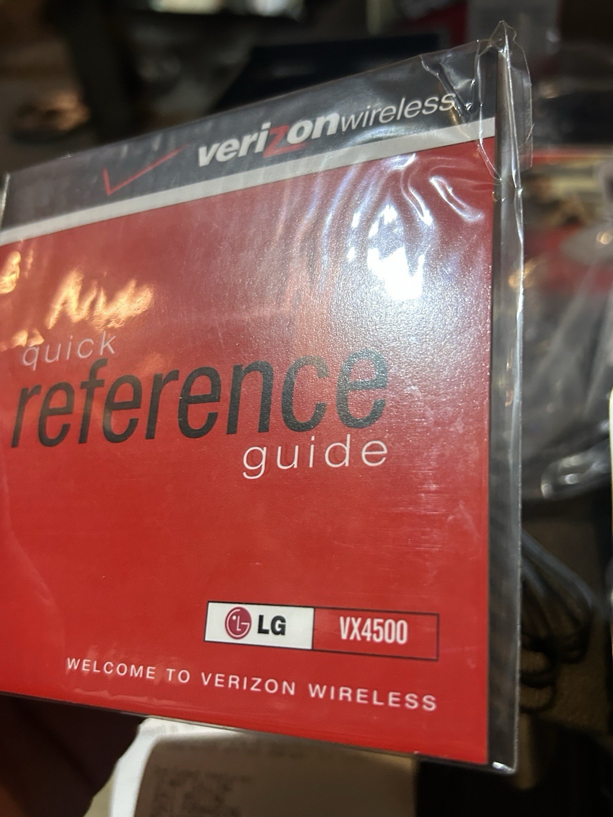 Verizon LG VX4500 Cell Cellular Flip Phone In Box W Manual Complete !!!