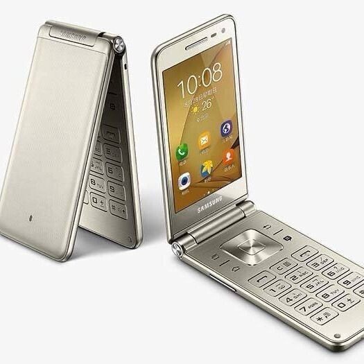 Unlocked Samsung Galaxy Folder 2 G1600 Dual SIM Flip SmartPhone OPEN BOX GOLD US