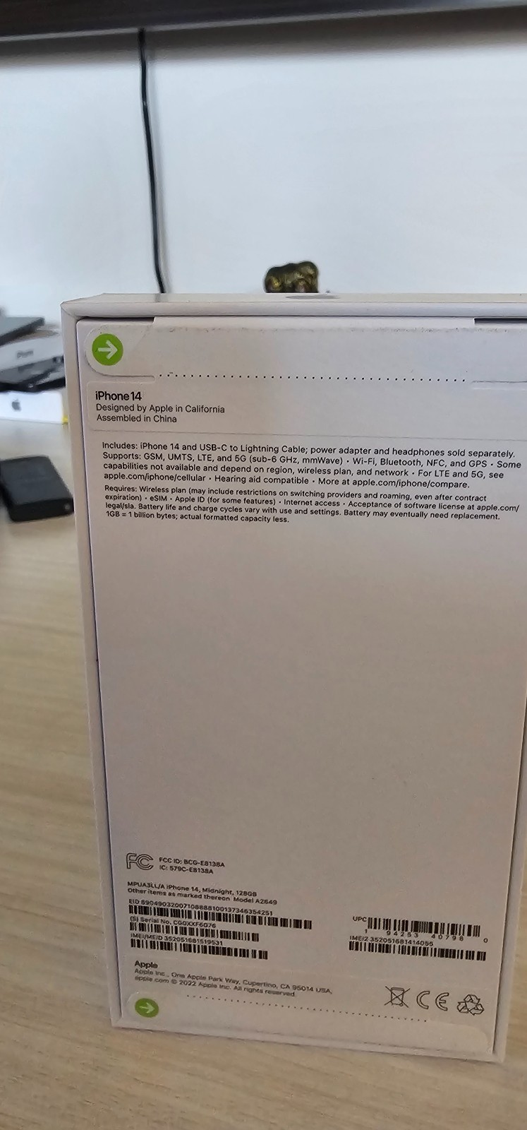 SEALED – iPhone 14 – US Reseller Flex – 128GB – BLACK – PLEASE READ DESCRIPTION!