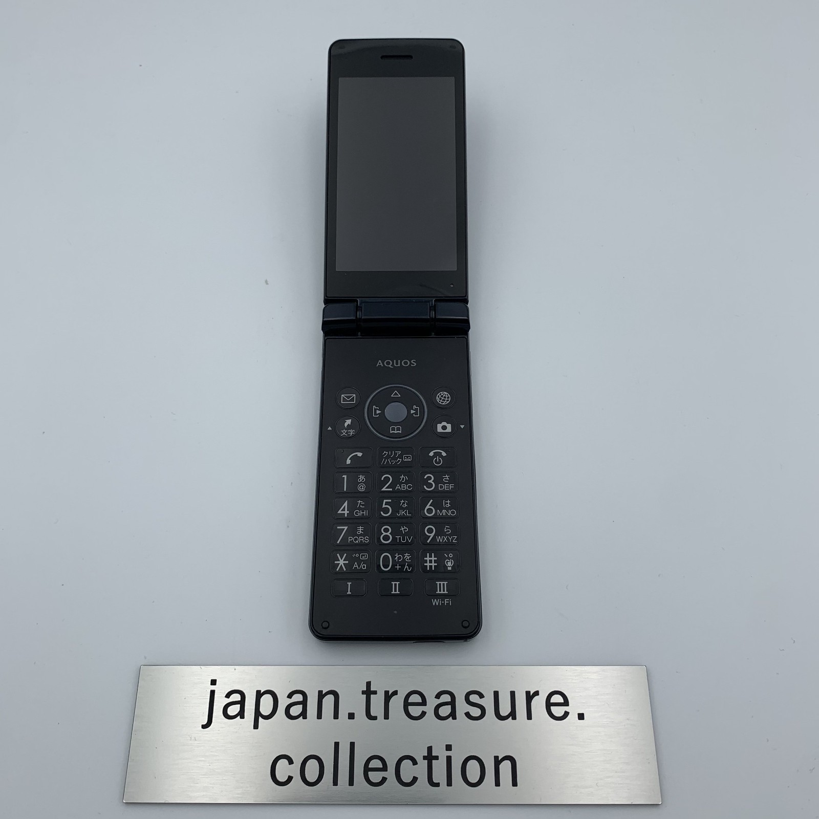 SHARP AQUOS KEITAI 4 A205SH Black 8GB 1GB RAM Unlocked Flip Phone 3.4 JAPAN