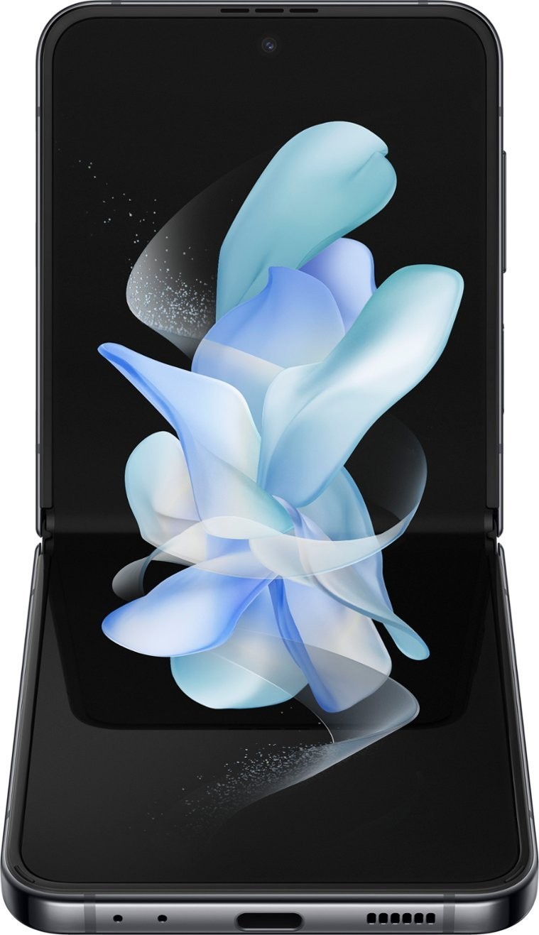 Samsung Galaxy Z Flip 4 SM-F721U – Unlocked 256GB Graphite *DOES NOT OPEN FULLY*
