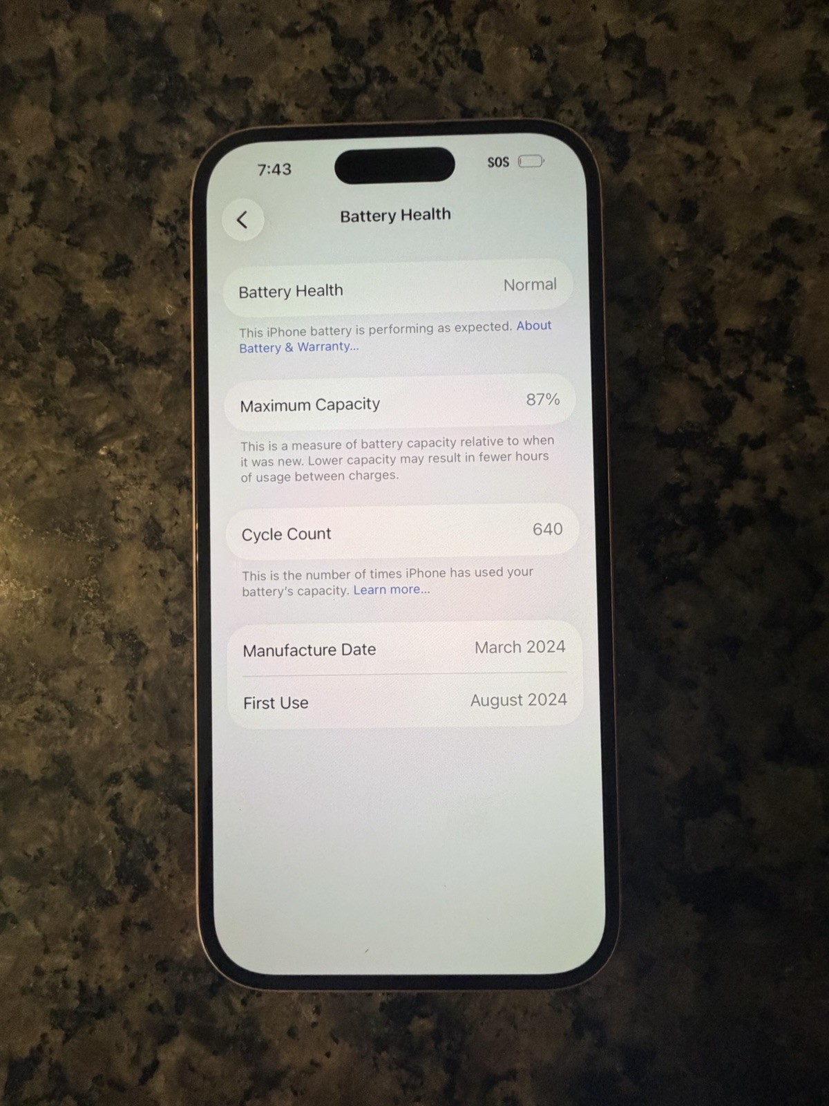 iphone 15 pink 128gb