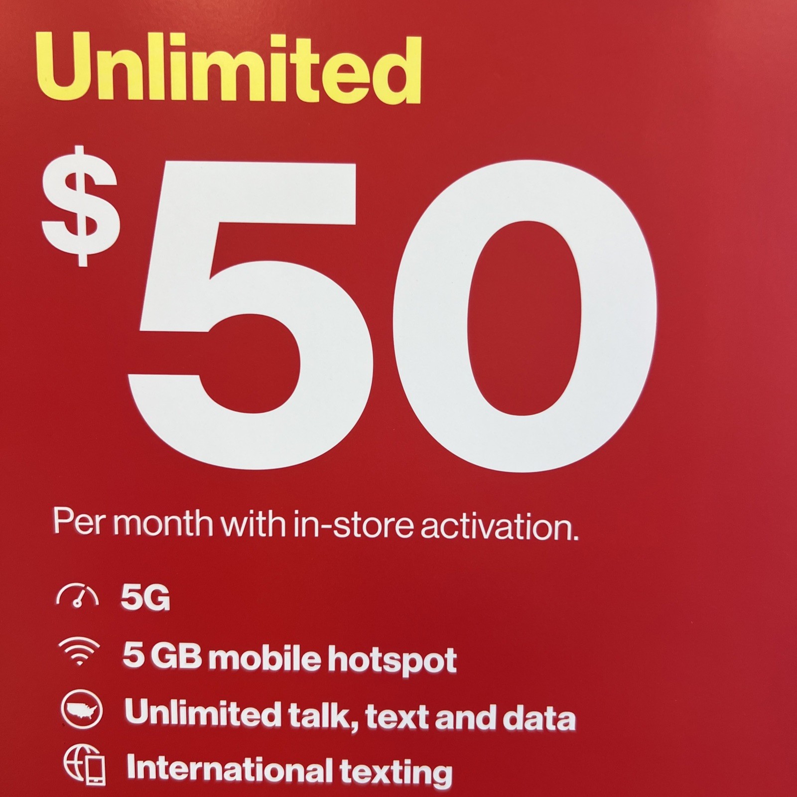 Verizon Prepaid Samsung Galaxy A03s with FREE 1st month $50 plan activated