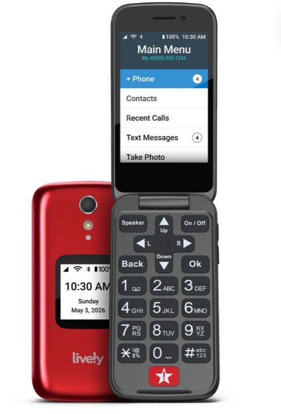 Lively Flip Jitterbug Flip 2 Cell Phone for Seniors – 🆕