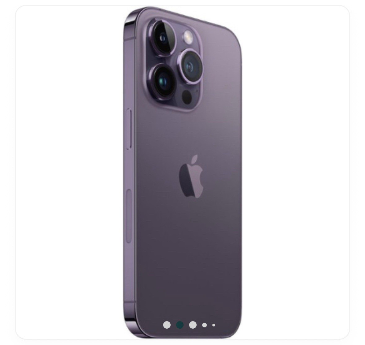 iPhone 14 Pro Deep Purple 128GB Unlocked From Plug, Accessories And Original Box